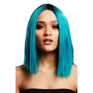 Fever Womens/Ladies Kylie Two Tone Wig / Teal
